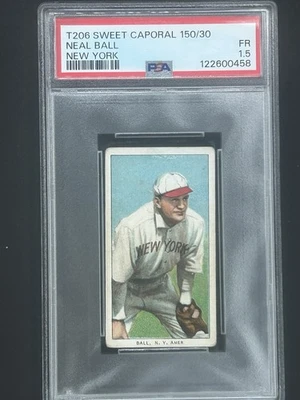 1909-11 T206 Neal Ball 150 Back (RC) Sweet Caporal - Image 1 of 2