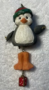 Holidays Are Kurt S. Adler Babbo Natale Mondo Pinguino Primaverile Albero di Natale Ornamento - Foto 1 di 7