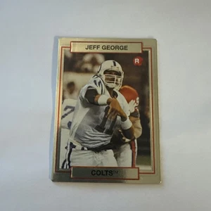 1990 HI-PRO Marketing NFL Jeff George Indianapolis Colts Card #1 - Bild 1 von 2