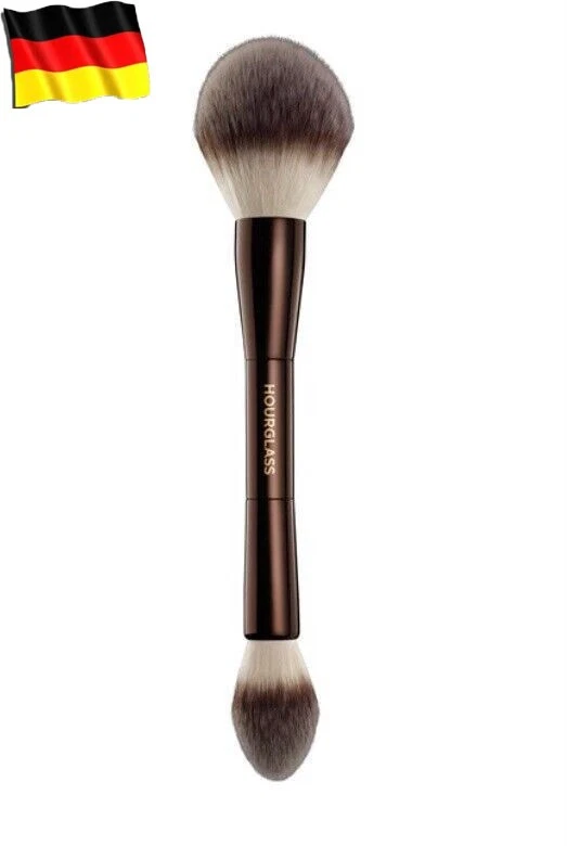 MARKENLOS Brand New Hourglass Veil Powder Brush Double Ended Makeup Brushes With Box-