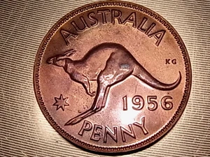 Australia. 1956 Melbourne - Penny.. Proof .. - Imagen 1 de 4