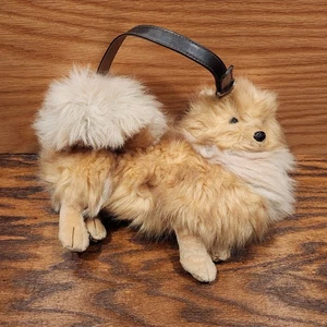 Borsa Fuzzy Nation Pomerania Peluche Cucciolo Cane Uomo Made Animal Bag Borsetta - Foto 1 di 22