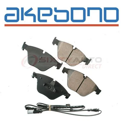 Akebono EURO Front Disc Brake Pad Set for 2012-2017 BMW 640i - Braking bk Foto 1 de 4