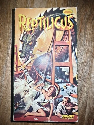 REPTILICUS VHS 1994  Sci Fi Horror - Image 1 of 3