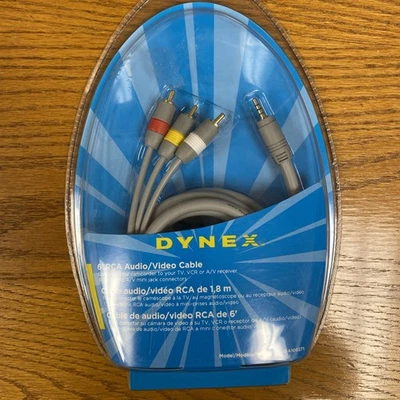 Dynex™ 6' RCA Audio/Video Cable DX-DA100271 - Image 1 of 4