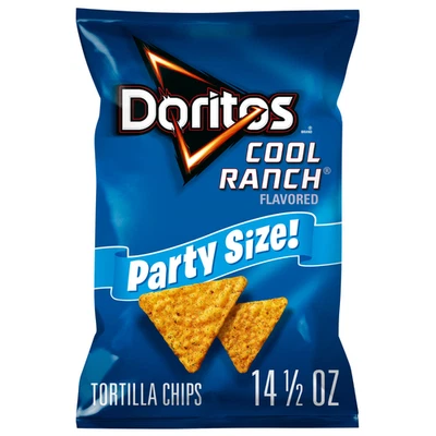 Doritos Cool Ranch Flavored Tortilla Chips, Party Size, 14.5 oz Bag - Image 1 of 4