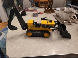 Tonka Hasbro Truck Back Hoe / Front End Loader Plastic and Metal 2012 - 20+" - Picture 1 of 10