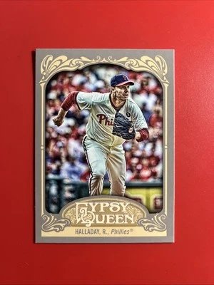 2012 Topps Gypsy Queen #10b Roy Halladay Fielding SP - Image 1 of 2