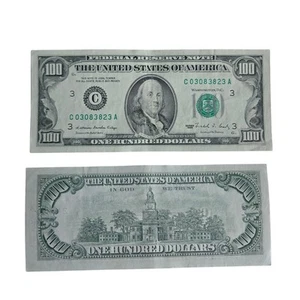 Vintage $100 Bill – Series 1988A | Serial C03083823A | AU 55–58 Estimate |... - Imagen 1 de 3