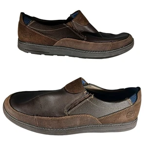Skechers Classic Fit Air Cooled Memory Foam Leder Wildleder Slipper Halbschuhe - Bild 1 von 8