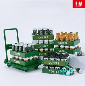 Diorama 1:12/18 Scale Coffee Drinks Model Car Garage Workshops Scene Props Model - Picture 1 of 33