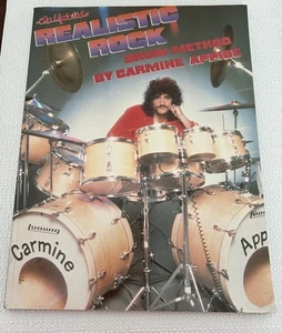 UPDATED REALISTIC ROCK DRUM METHOD By Carmine Appice 1979 With Poster And Record - Imagen 1 de 8