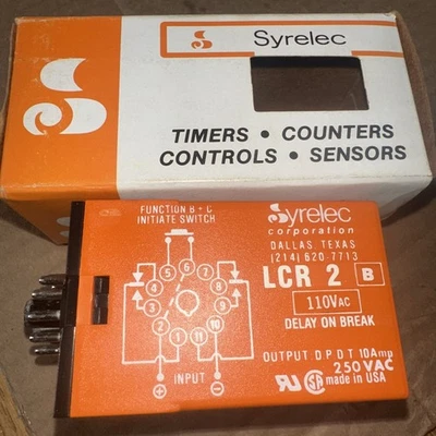 SYRELEC LCR2B X7 110A RELAY - Image 1 of 3