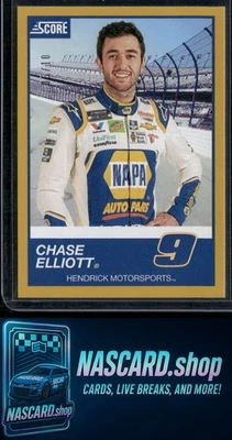 Panini Chronicles #3 Chase Elliott 2020 puntuación oro #/10 Foto 1 de 2