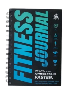 Fitness Journal - Workout Logbuch für Heimtraining & Fitnessstudio - Gewichtheben Bahn - Bild 1 von 18