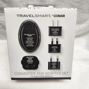 Travel Smart by Conair Worldwide All In One Power Converter Adapter Set - Picture 1 of 5