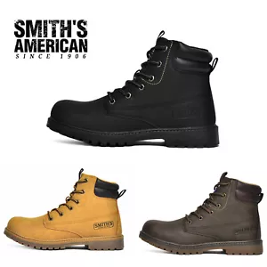 FINAL CLEARANCE - Smith's American Original 1906 Rebar Mens Casual Ankle Boots - Picture 1 of 16