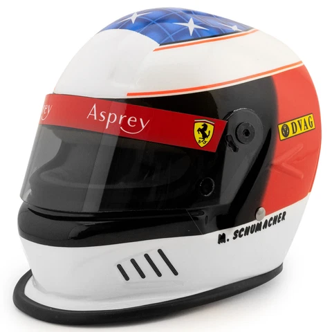 Michael Schumacher Helmet Ferrari F1 Spain Gp 1996 1:2 Cover