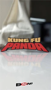 Kung Fu Panda Logo Display 2008 Animated Film Beena Studio - Picture 1 of 3