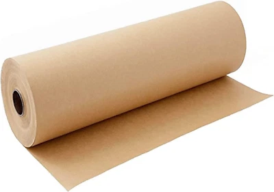 Papel Kraft Marrom 12" x 1200in 30 lb Peso Base Rolo Embalagem Frete NOVO - Imagem 1 de 4