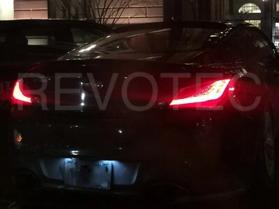 Black Smoke LED Tail Lights Lamps For 2010-2016 Genesis Coupe 2Dr RH & LH - Image 1 of 4