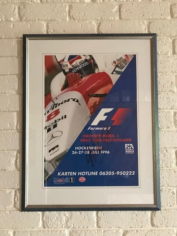 Michael Schumacher Signed FIA Official Poster Cover