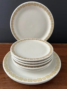 8 Piece Lot of Shenango China Restaurant Ware VINTAGE 5 Salad & 3 Dinner Plates. - Picture 1 of 2