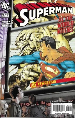 Superman Comic 667 Cubierta Una Primera Impresión 2007 Kurt Busiek Carlos Pacheco Merino DC Foto 1 de 4