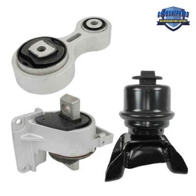 Juego de 3 piezas de montaje de motor y transmisión para Ford Fusion Mercury Milan 2006-2009 2,3 L 3,0 L Foto 1 de 4