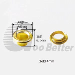 Double Sided Eyelet Washer Leather Craft Repair Grommet 4mm 5mm 6mm 8mm 10mm - Picture 1 of 33