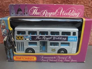 Matchbox Superkings K15 London Bus - Royal Wedding 1981 BOXED - Picture 1 of 2