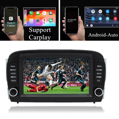 7'' Stereo Radio GPS Head Unit For Mercedes Benz SL R230 SL55 SL600 SL65 2001-05 - Image 1 of 4