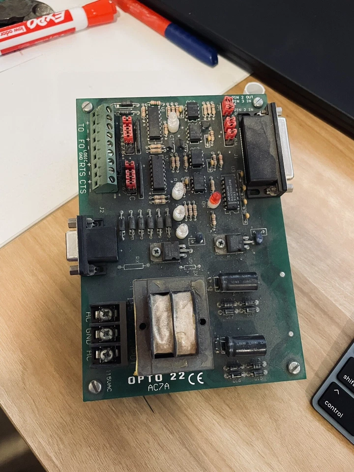 Opto 22 AC7A RS-232 to RS-422/485 Converter 120 VAC - Image 1 of 1