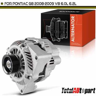 New Alternator for Chevrolet Camaro 2010-2015 6.2L 150A 12V CW 6-Groove Pulley - Image 1 of 4