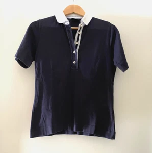 BOGNER Polo Shirt m vielen Details dkl blau m weißem Kragen 38 40 - Bild 1 von 7
