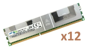 12x 32GB 384GB DDR3 1866MHz ECC LRDIMM RAM für Supermicro X9DRW-3TF+ / X9DRW-3LN - Bild 1 von 1