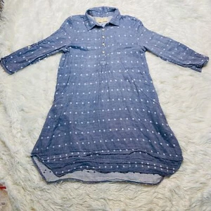 Isabella Sinclair camicia abito donna piccola mussola costa manica lunga pois - Foto 1 di 8