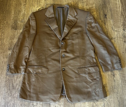 Blazer cappotto sportivo Loewe Madrid uomo taglia 54R 100% cashmere marrone Made in Italy