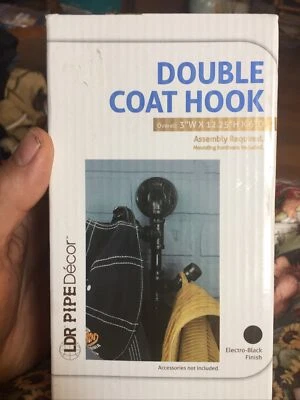 LDR Pipa Decoración Doble Abrigo Gancho Kit Decoración Hogar Foto 1 de 4