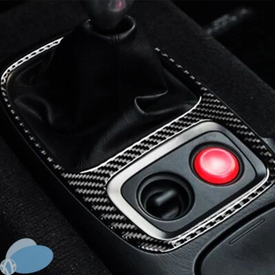 Real Carbon Fiber Car Gear Shift Panel Cover Trim For 2000-2003 Honda S2000 - Изображение 1 из 4