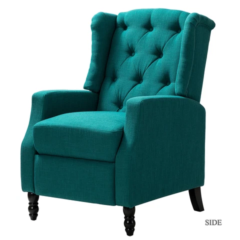 Karat Home Carina Manual Recliner - Teal  MSRP $505.73 Cover