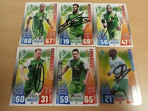 6x Match Attax firmado Werder Bremen NUEVO - Imagen 1 de 1