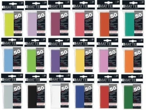 Ultra PRO 50 Standard Sleeves MATTE FARBEN Pokemon Magic One Piece Karten Hüllen - Bild 1 von 43