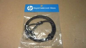 Serrure câble à clé HP T1A62AA 10mm pour ordinateur portable profil ultra fin NEUF EN PLASTIQUE - Photo 1/4