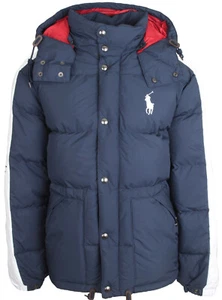 RALPH LAUREN POLO Herren Winter Daunen Jacke Steppjacke Big Pony Blau Größe XL - Bild 1 von 10