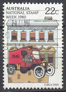 Australia sellado correo coche clásico camión furgoneta transportista vehículo/2947 - Imagen 1 de 1