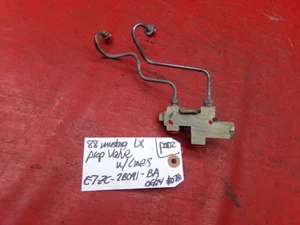 E7ZC-2B091-BA OEM FORD MUSTANG 87-93 BRAKE PROPORTIONING VALVE SPLITTER W/LINES - Picture 1 of 7