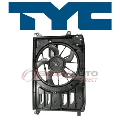 TYC Dual Radiator & Condenser Fan Assembly for 2013-2018 Ford C-Max Belts lc Foto 1 de 4