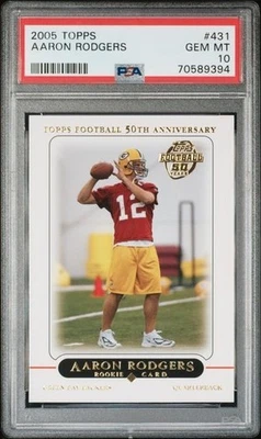Aaron Rodgers Topps #431 2005 - PSA 10 Foto 1 de 2