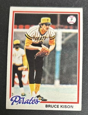 Tarjeta de béisbol 1978 Topps Bruce Kison #223 Pirates Pitcher Fair Bad Corners O/C Foto 1 de 2